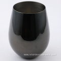 18oz Stainless Steel Black Color Wine Cup